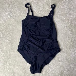Classic Black One-Piece Swimsuit Size 6